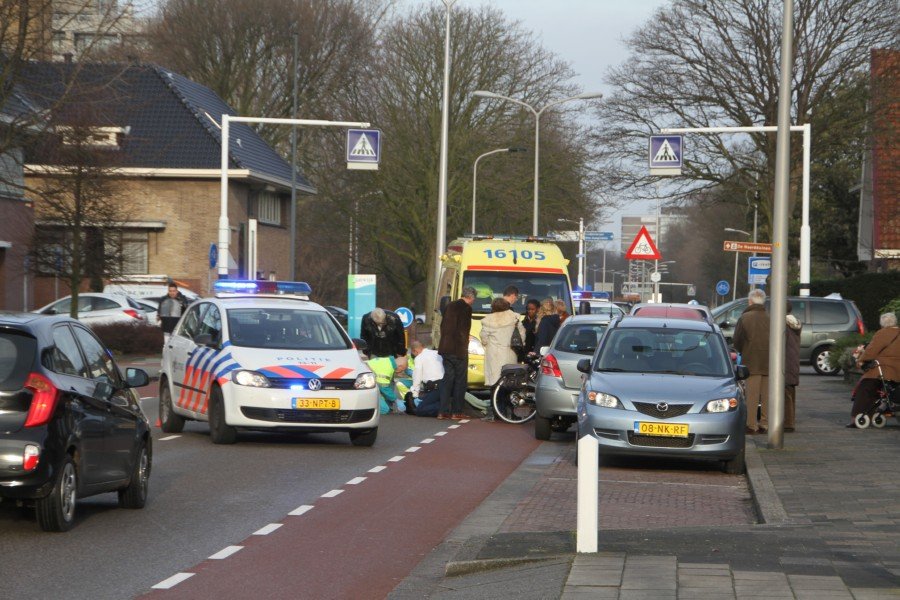 Ongeval letsel Koningin Julianalaan Katwijk